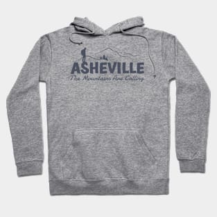 The Mountains Are Calling - Asheville, NC - GreyBO 02 Hoodie